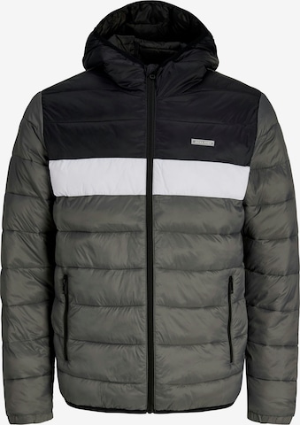 pilka JACK & JONES Demisezoninė striukė 'VINCENT': priekis