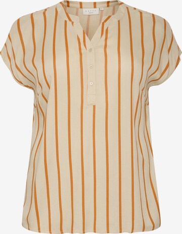 KAFFE CURVE Bluse 'Sida' i beige: forside