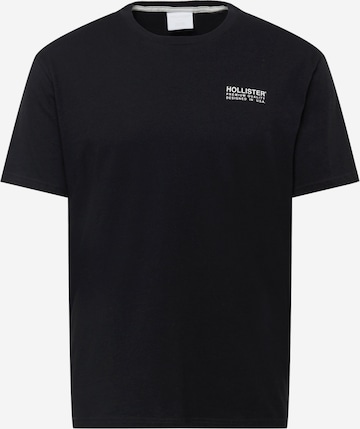 HOLLISTER - Camiseta en negro: frente