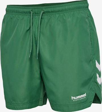 Hummel Board Shorts 'NED' in Green