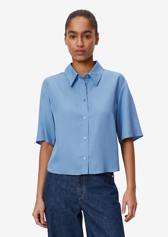 Marc O'Polo DENIM Bluse in Blau: predná strana