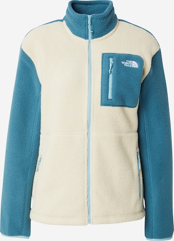 THE NORTH FACE Functionele fleece jas 'YUMIORI' in Grijs: voorkant