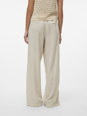 Wide Leg Pantalon à pince 'Linn' VERO MODA en beige