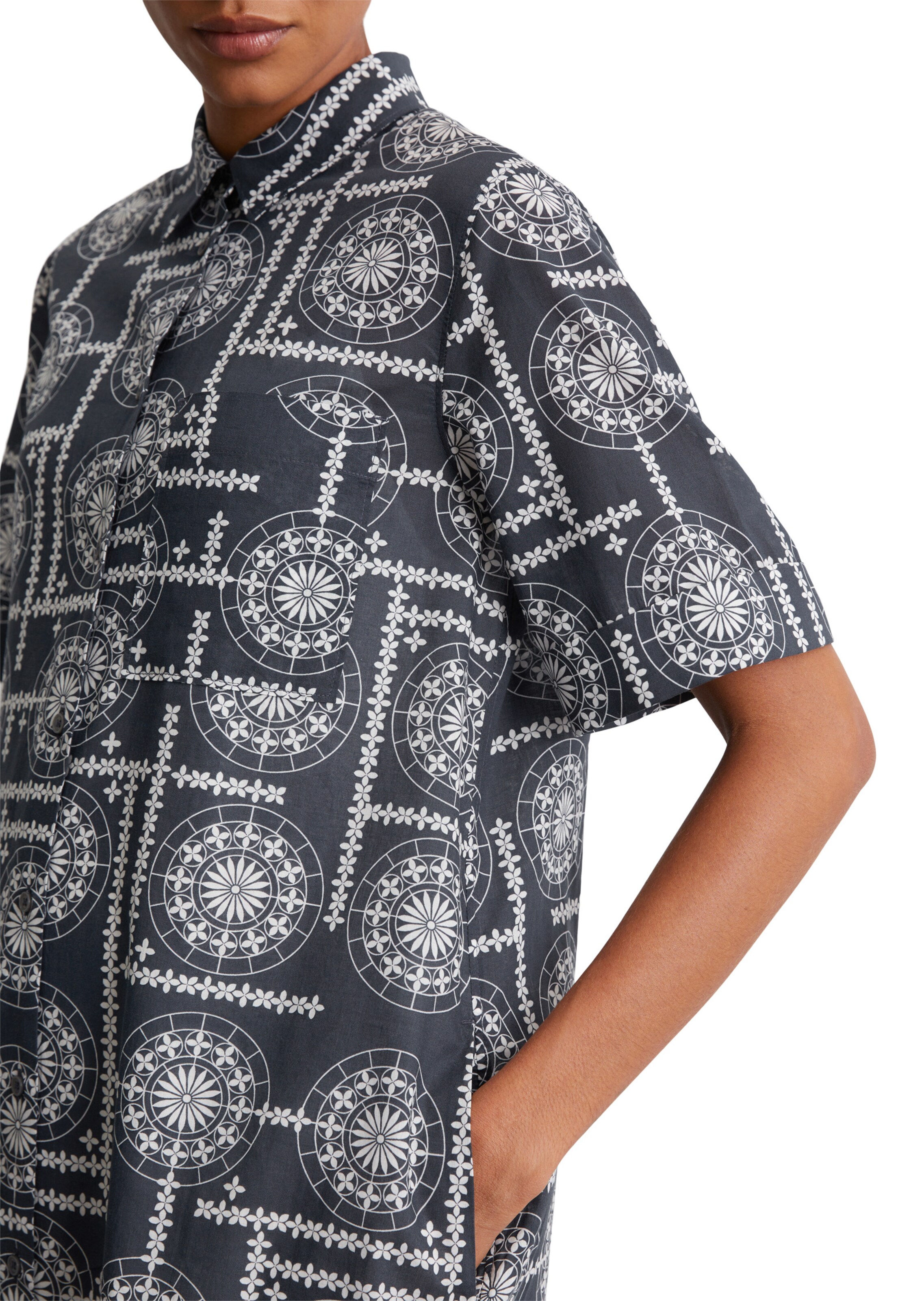 Marc O'Polo Blousejurk in Zwart