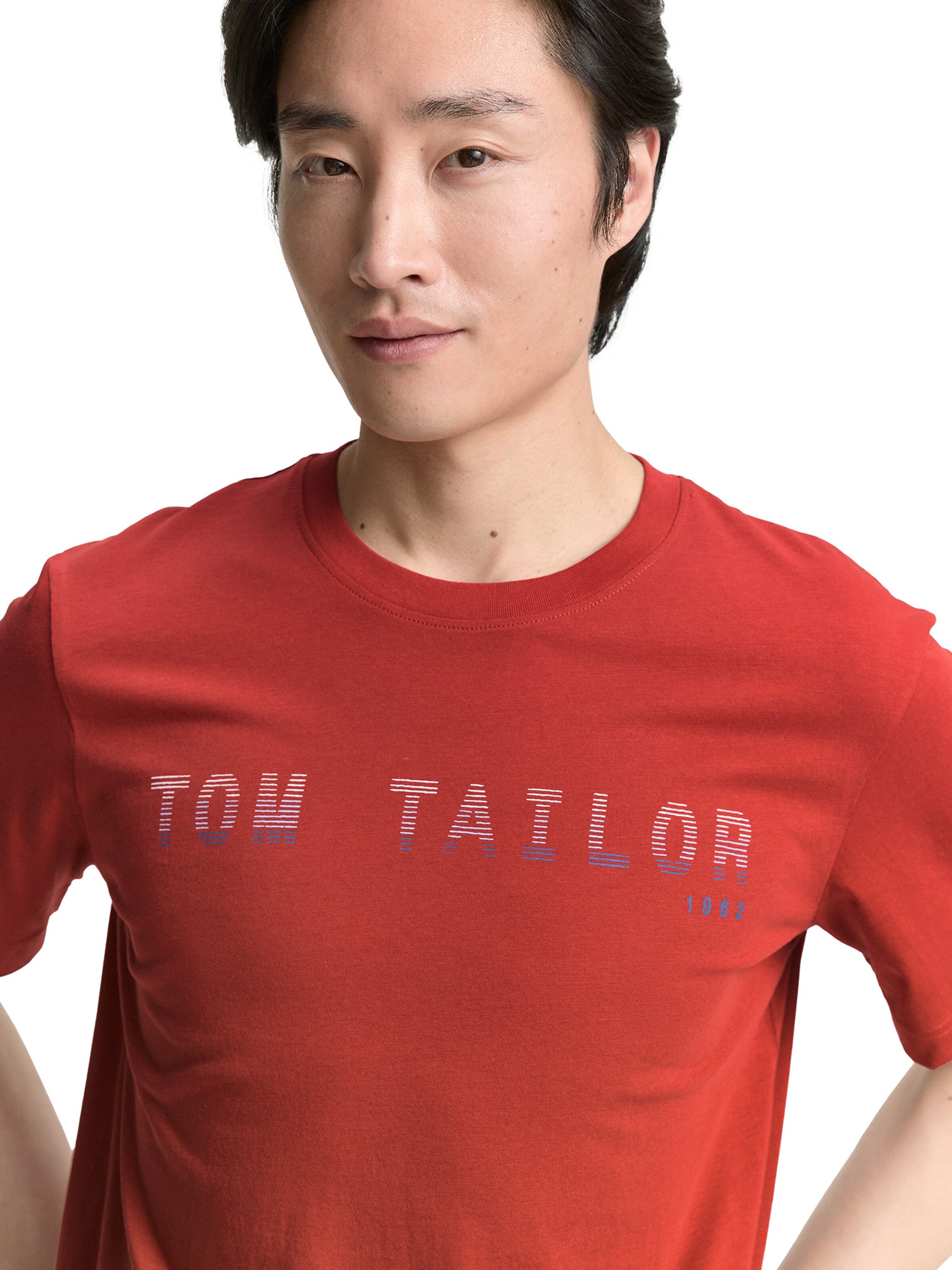 TOM TAILOR Тениска в червено