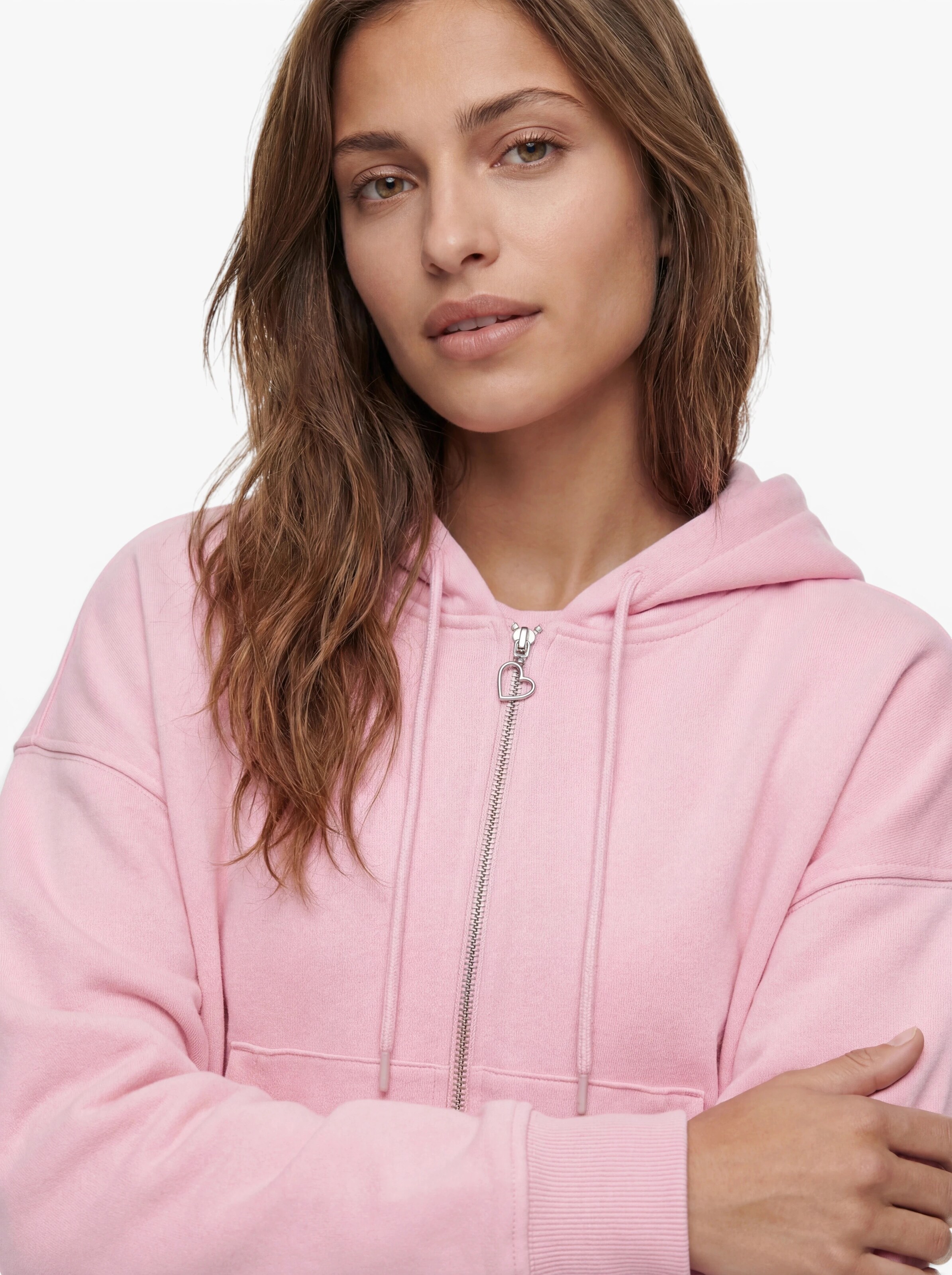 MYLAVIE by Sarah Harrison Bluza rozpinana w kolorze różowy