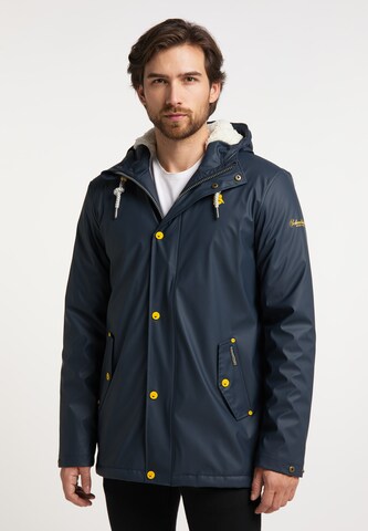 Schmuddelwedda Weatherproof jacket in Blue: front