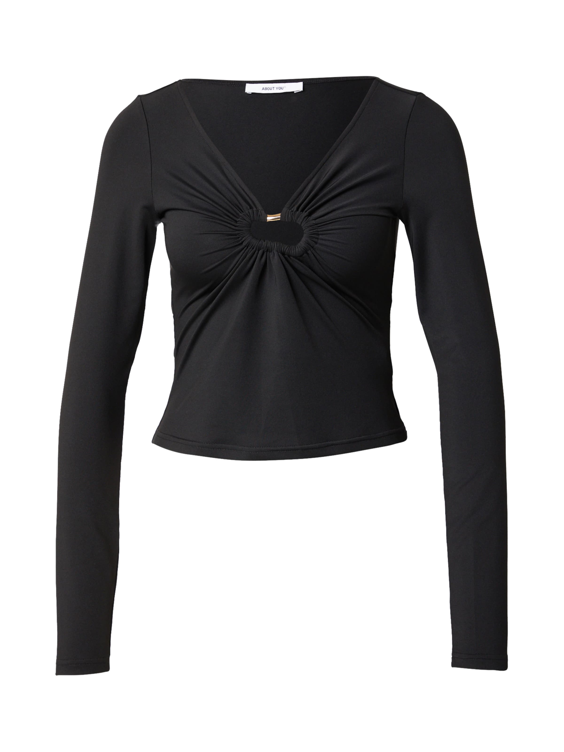 ABOUT YOU Μπλουζάκι &#x27;Antonia&#x27; σε μαύρο: μπροστά