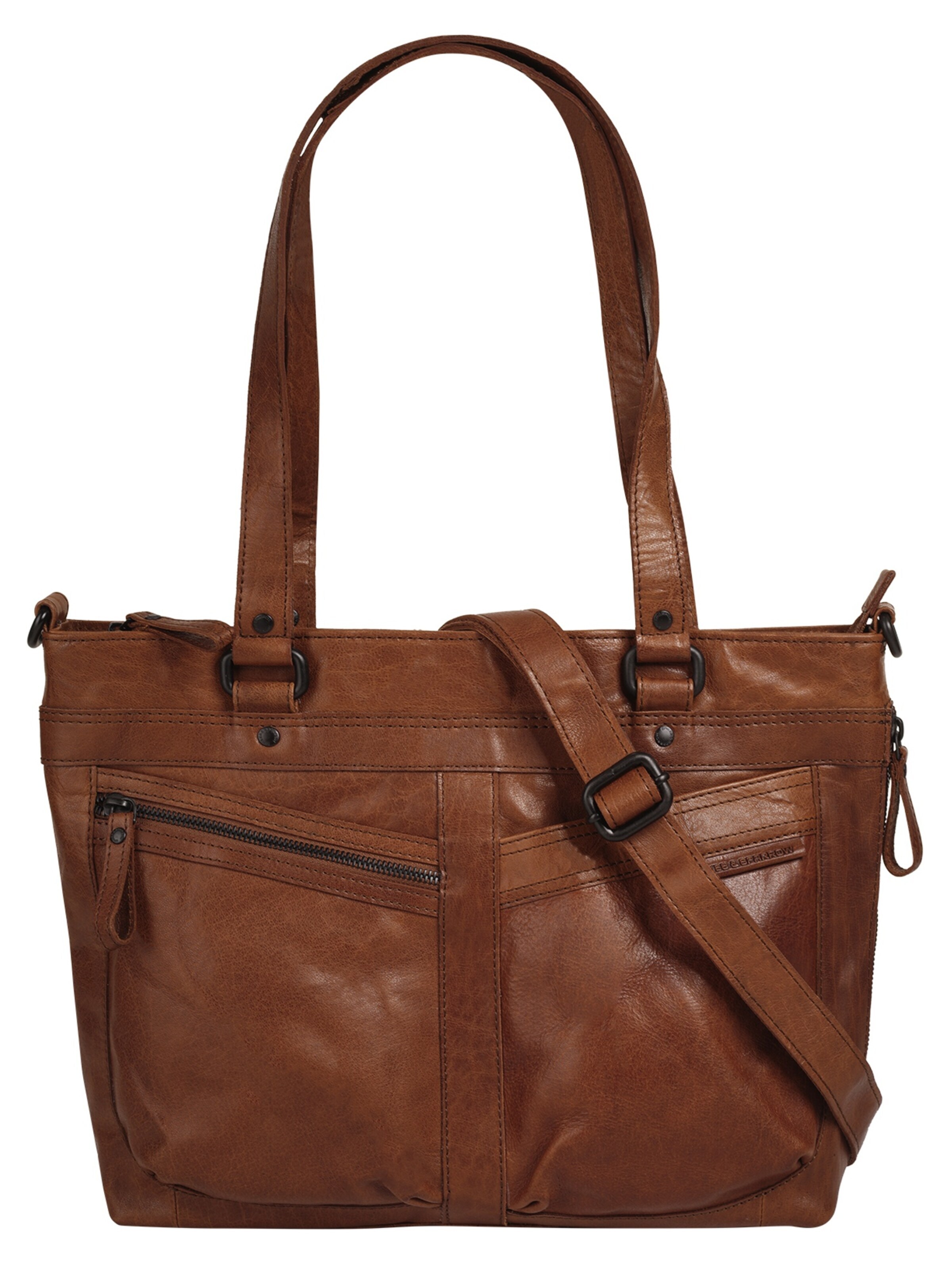 Spikes & Sparrow Cabas en One Size en cognac, Vue avec produit