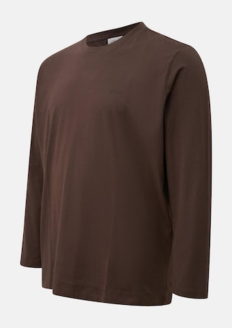 T-Shirt s.Oliver Men Big Sizes en marron : sur le côté