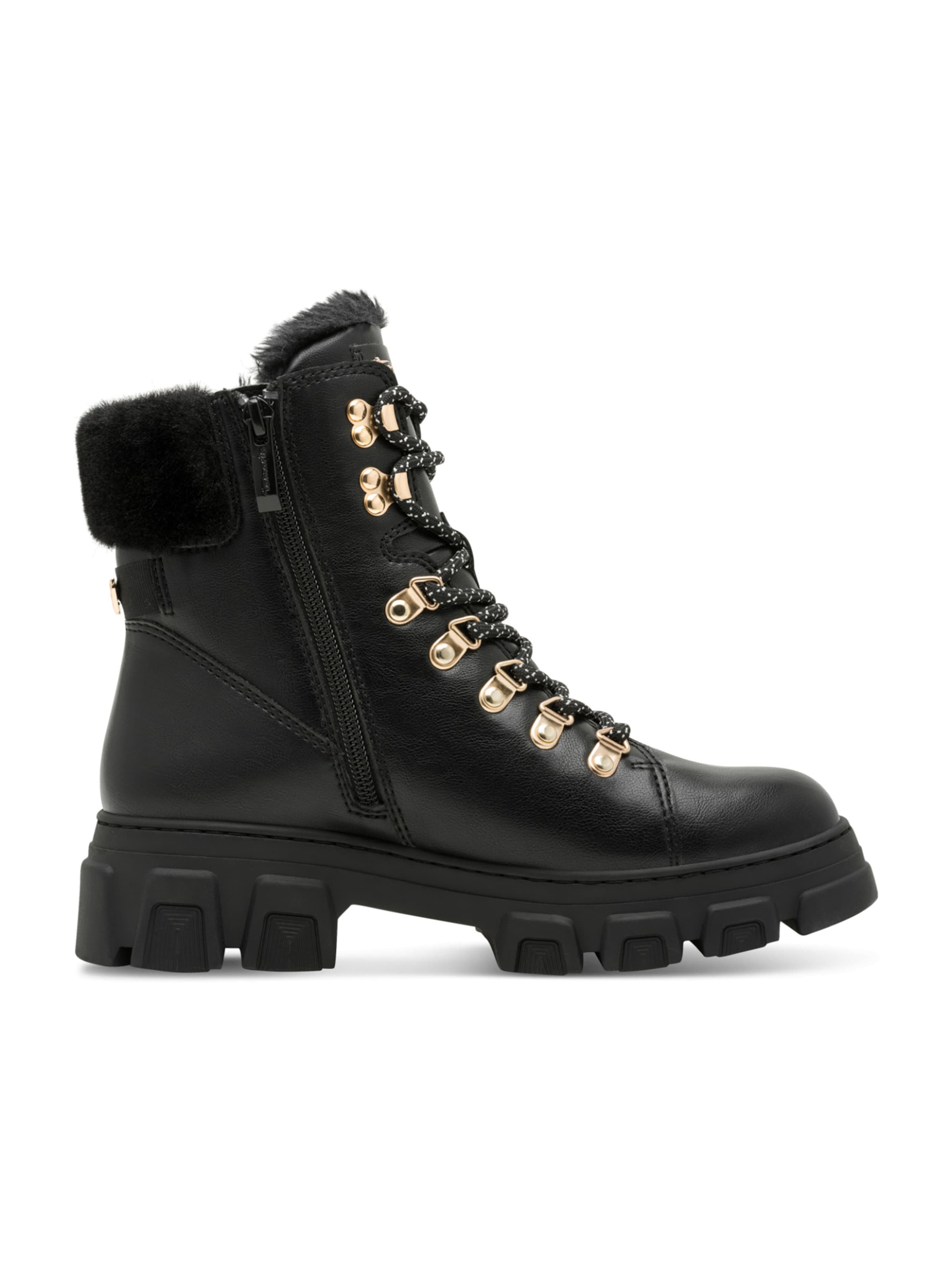 Bottines à lacets Tamaris en noir