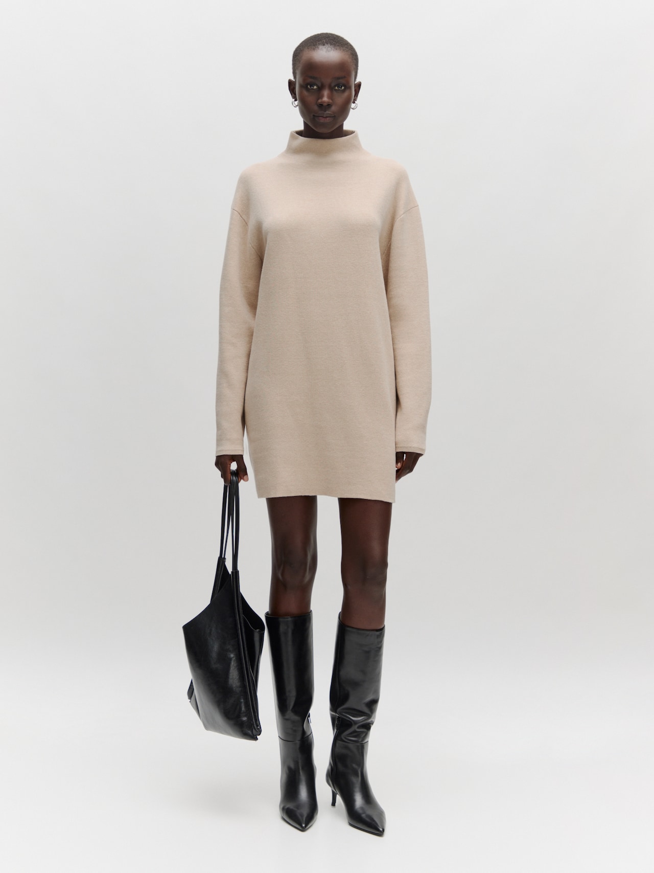 EDITED Produkte Kleid 'Ola' beigemeliert