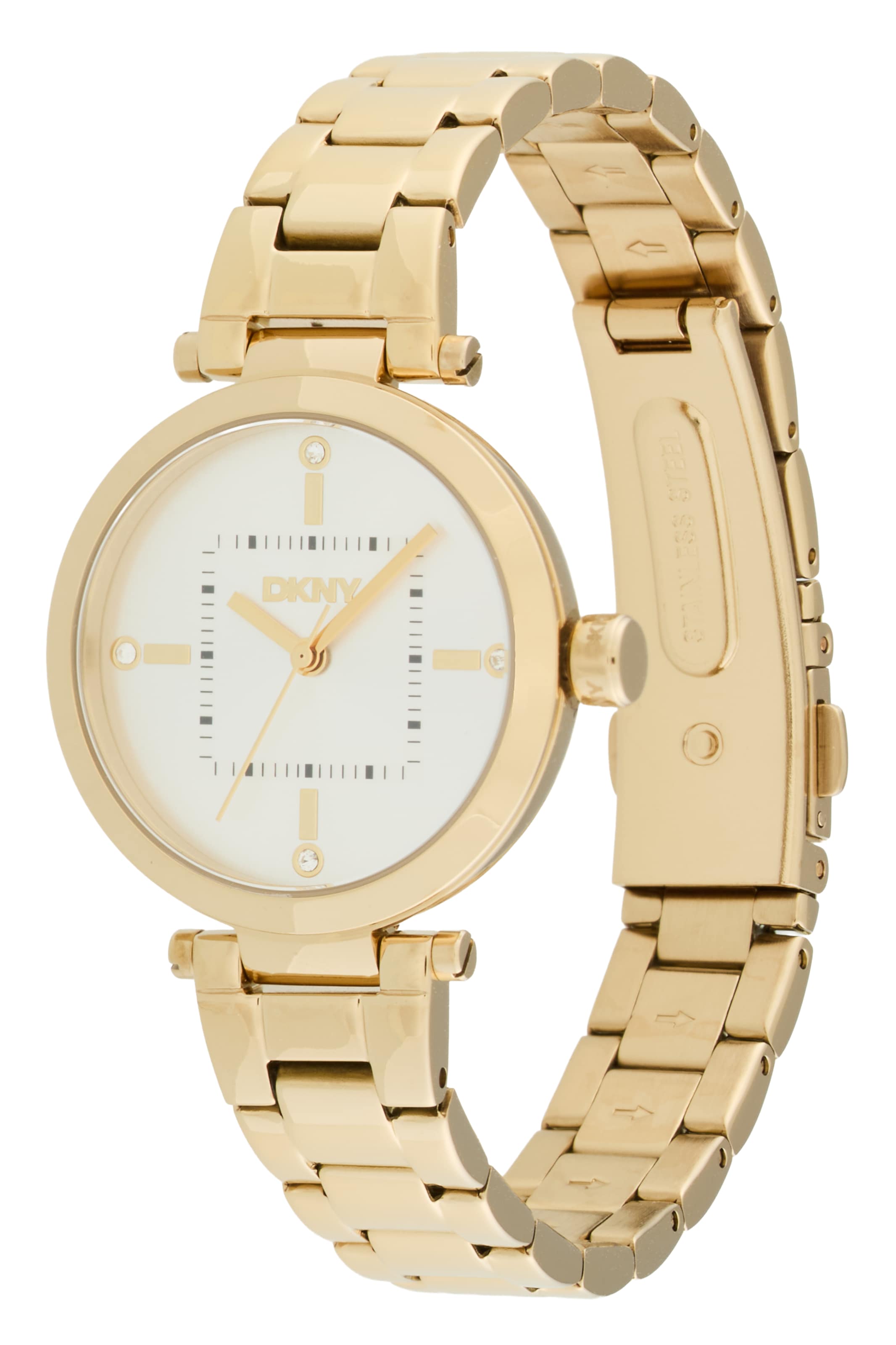 DKNY Analoginen kello värissä kulta: etupuoli
