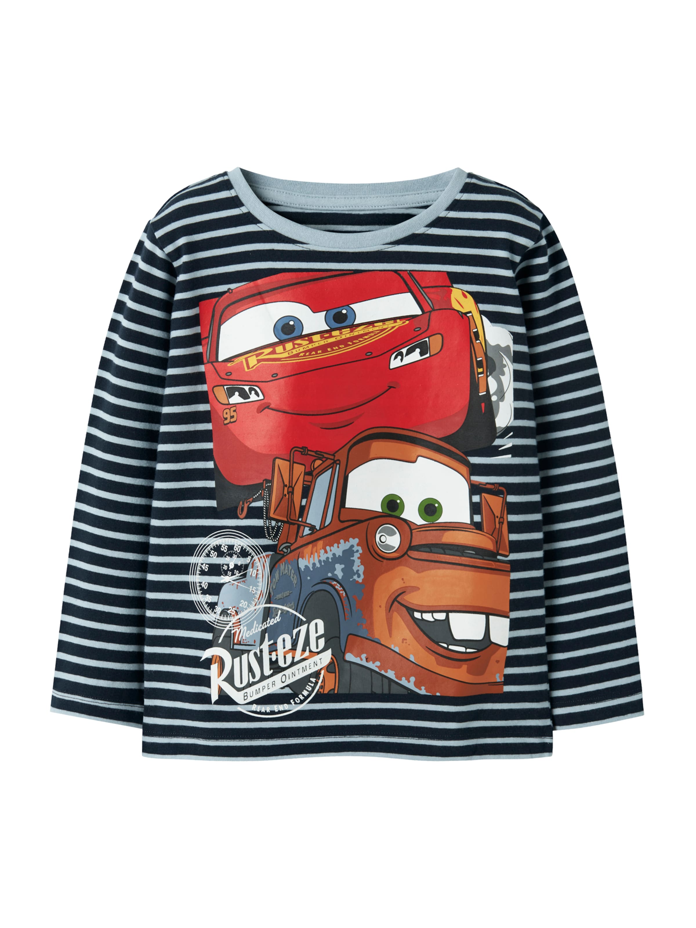 Maglietta 'NMMFELIPE CARS' di NAME IT in blu: frontale