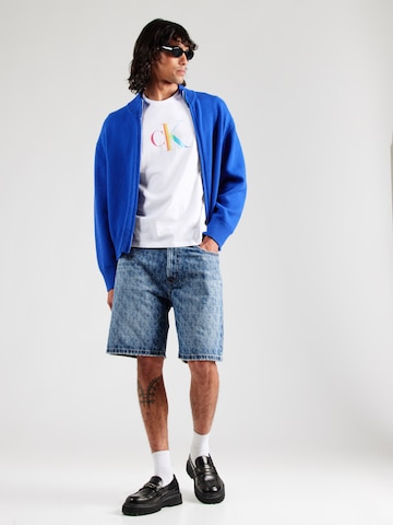 Calvin Klein Jeans Tričko '20s PRIDE25' - Biela