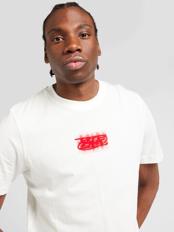 T-Shirt 'JUST-N4' DIESEL en blanc