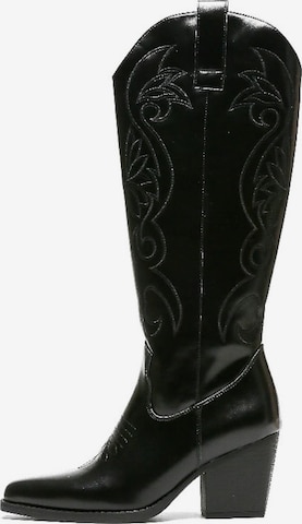 Bottes de cowboy Smile Favorites en noir : devant