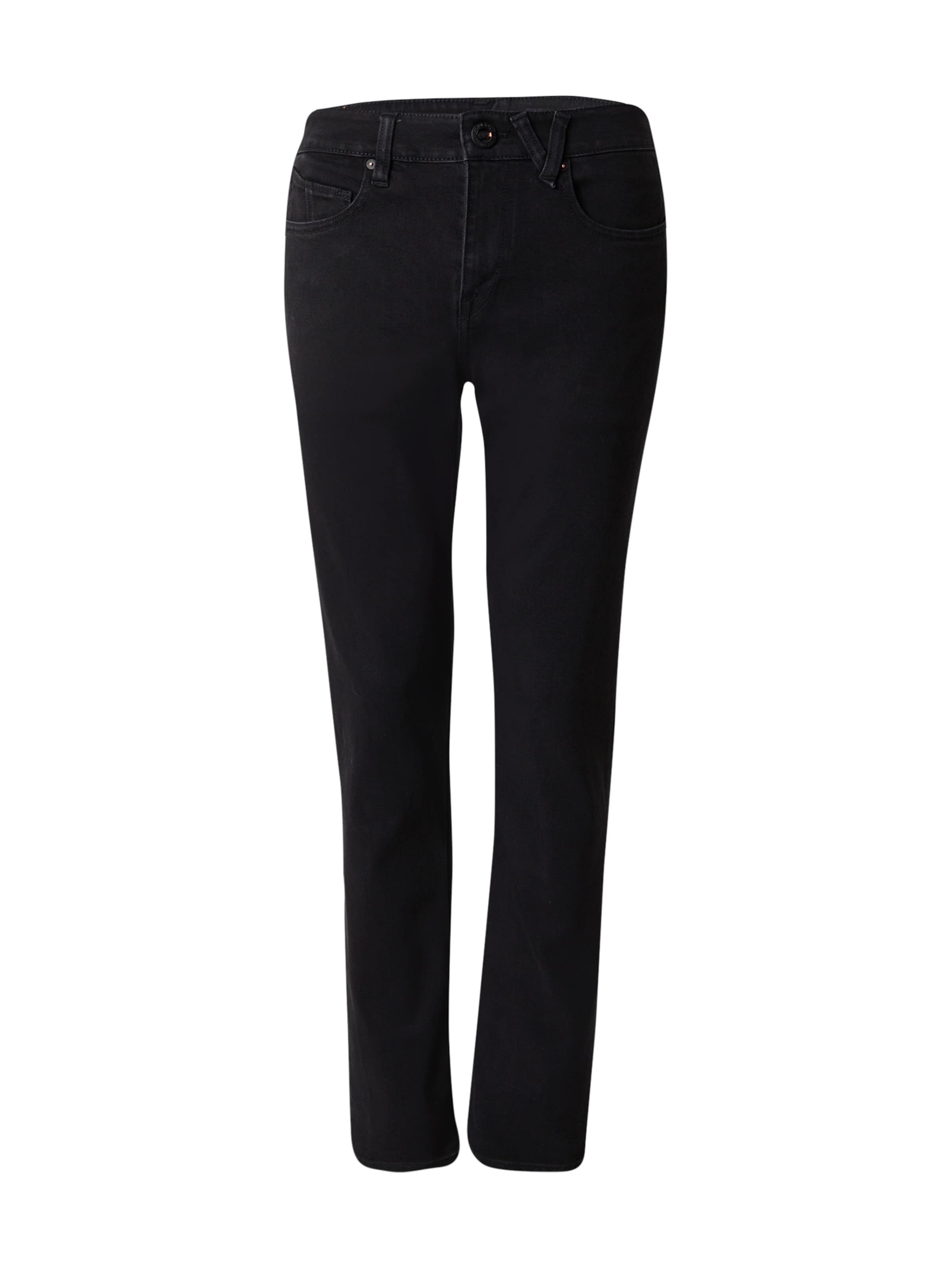 Volcom Τζιν 'SOLVER' σε μαύρο: μπροστά