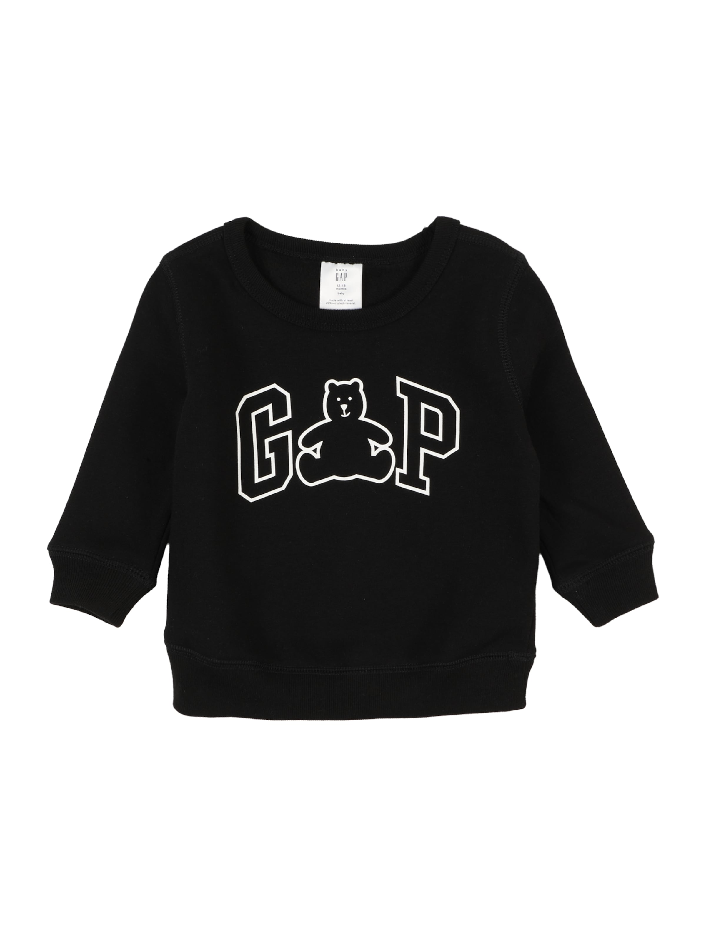 GAP Sweatshirt in Black: front