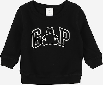 GAPSweater majica - crna boja: prednji dio