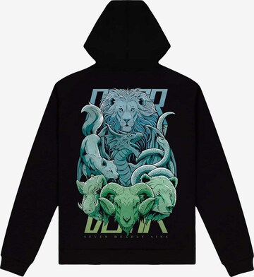 DOLLY NOIRE Sweatshirt '7 Deadly Sins' in Black