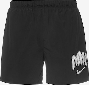 NIKE Workout Pants 'Challenger' in Black: front