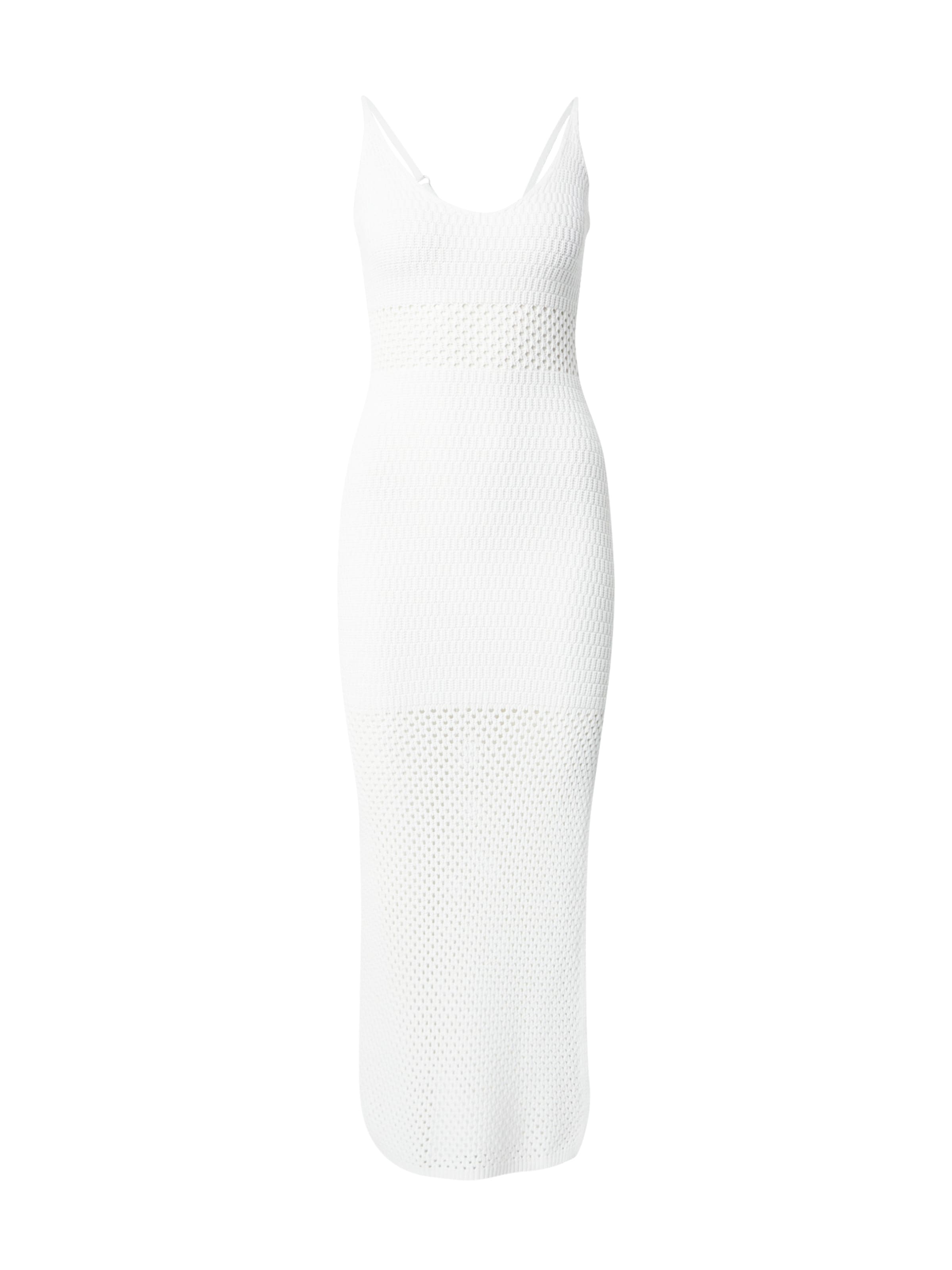 Hailys Knitted dress 'Iv44ana' in White: front