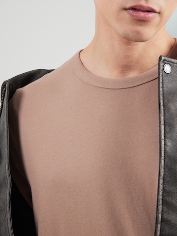 Abercrombie & Fitch Tričko – hnědá