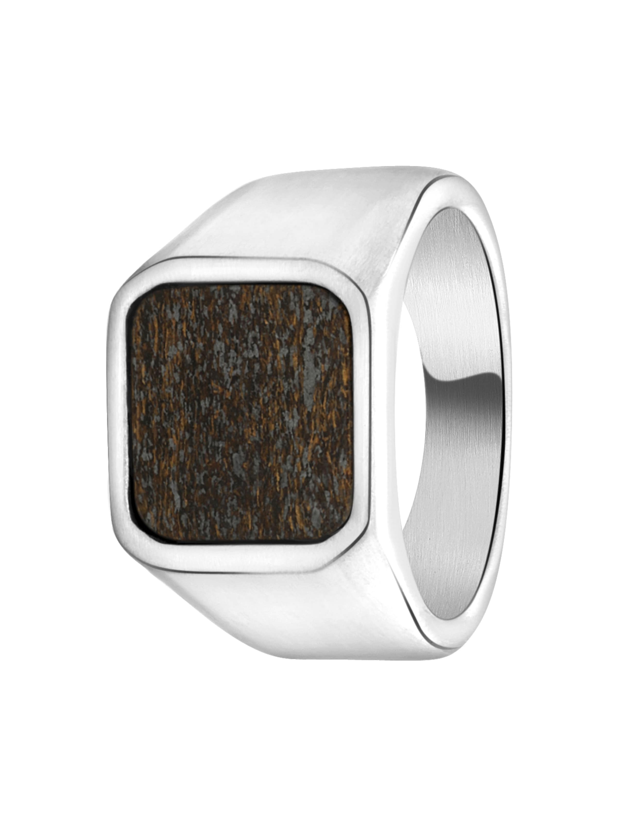 Lucardi Ring in Brown: front