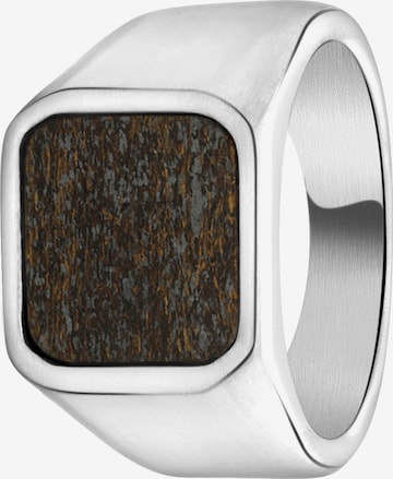 Lucardi Ring in Brown: front