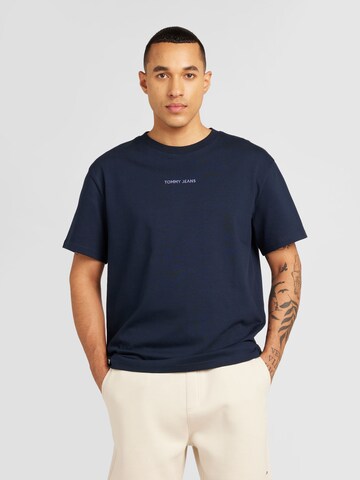 T-Shirt 'Classics' Tommy Jeans en bleu : devant