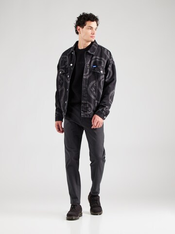 BOSS - Tapered Pantalón chino en negro