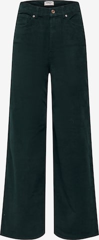 Only Petite Wide Leg Hose 'ONLHOPE' in Grün: Vorderseite