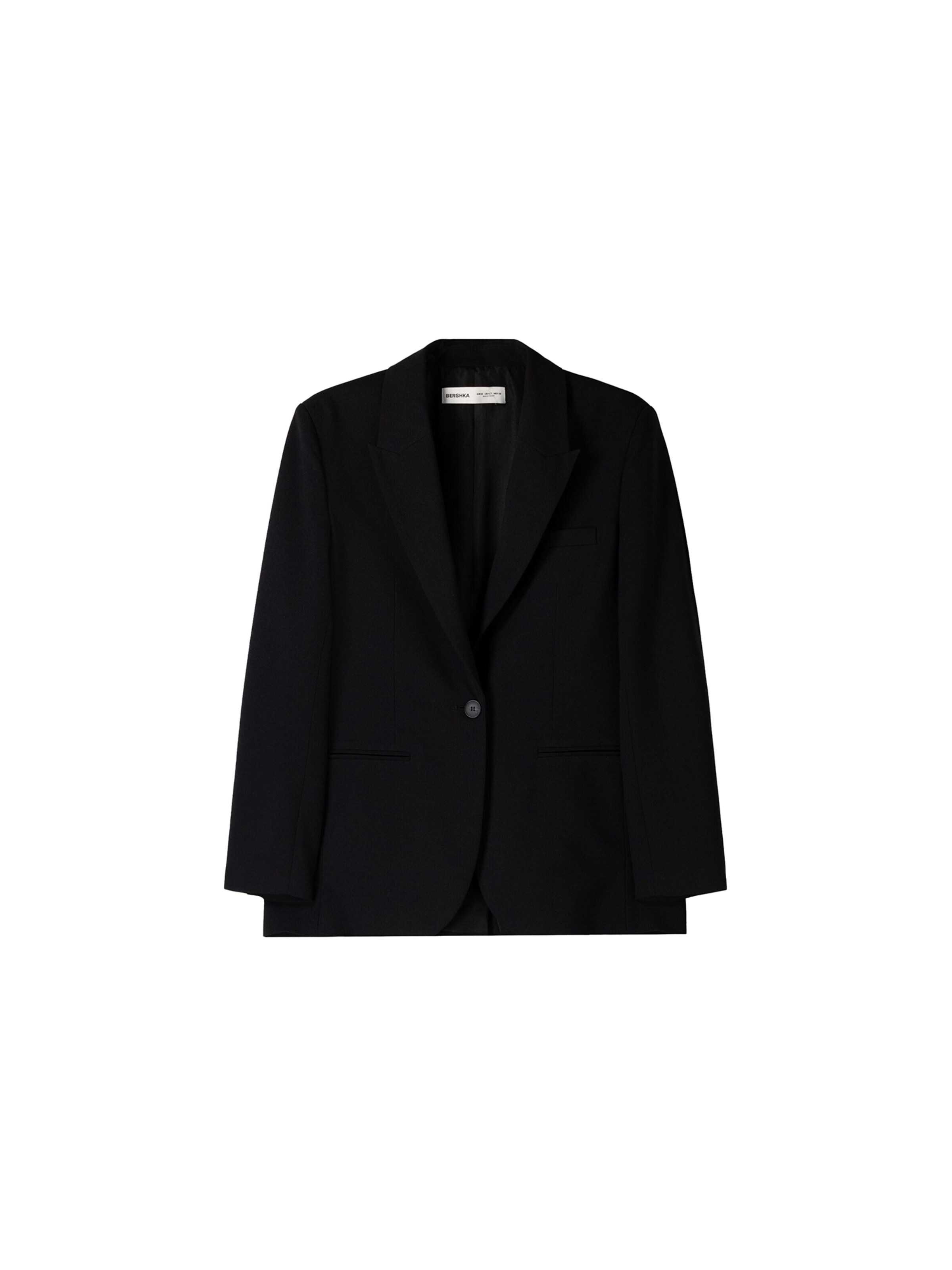 Bershka Blazer in Black: front