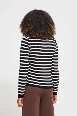 ICHI Knit Cardigan 'LULS ' in Black