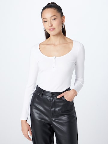 GUESS Shirt 'Karlee' in Wit: voorkant