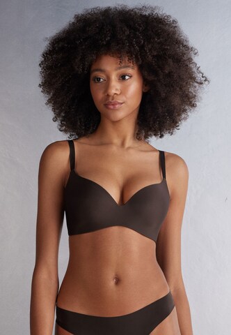 INTIMISSIMI Triangel BH 'Adele' in Braun: Vorderseite