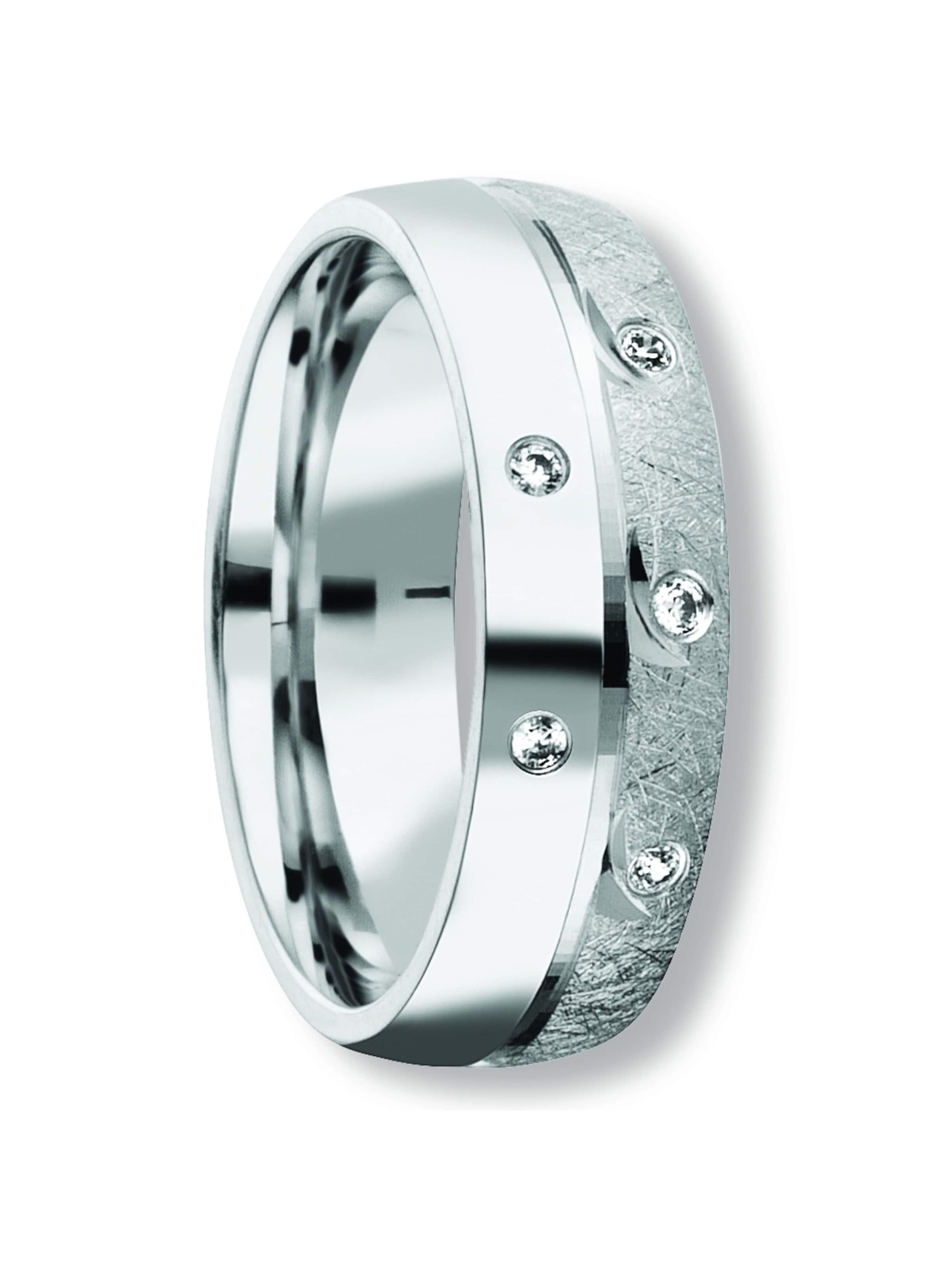 ONE ELEMENT Ring in Silber: Vorderseite