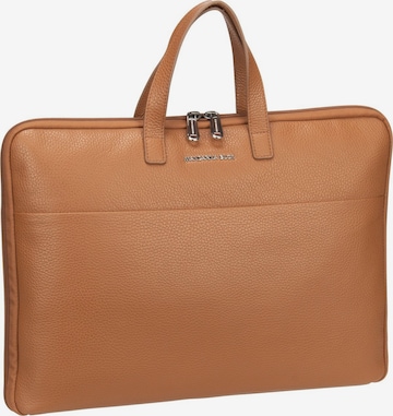 MANDARINA DUCK Laptop Bag 'Mellow' in Brown: front