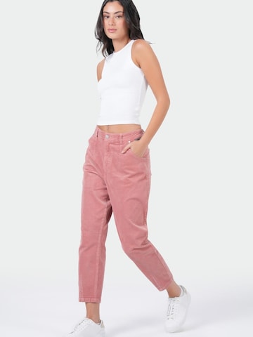 M.O.D MIRACLE OF DENIM Tapered Chino in Roze: voorkant