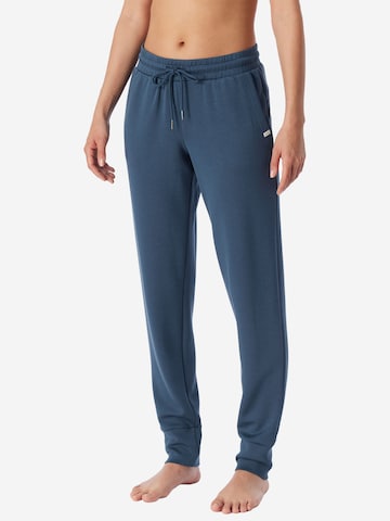 SCHIESSER Pajama pants ' Mix Relax ' in Blue: front