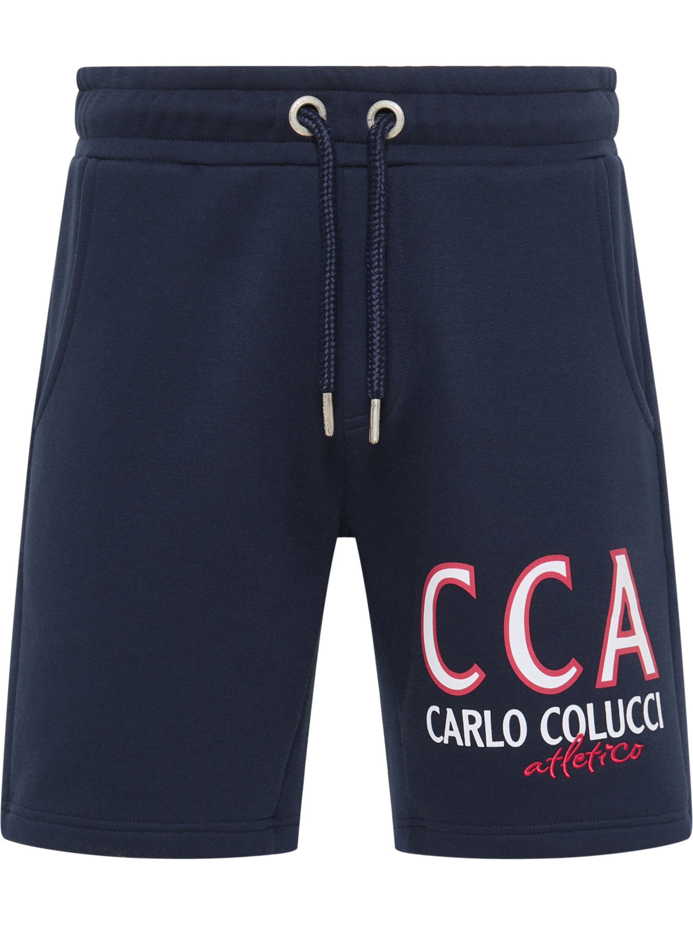 Carlo Colucci Regular Broek 'Dalvai' in Blauw: voorkant