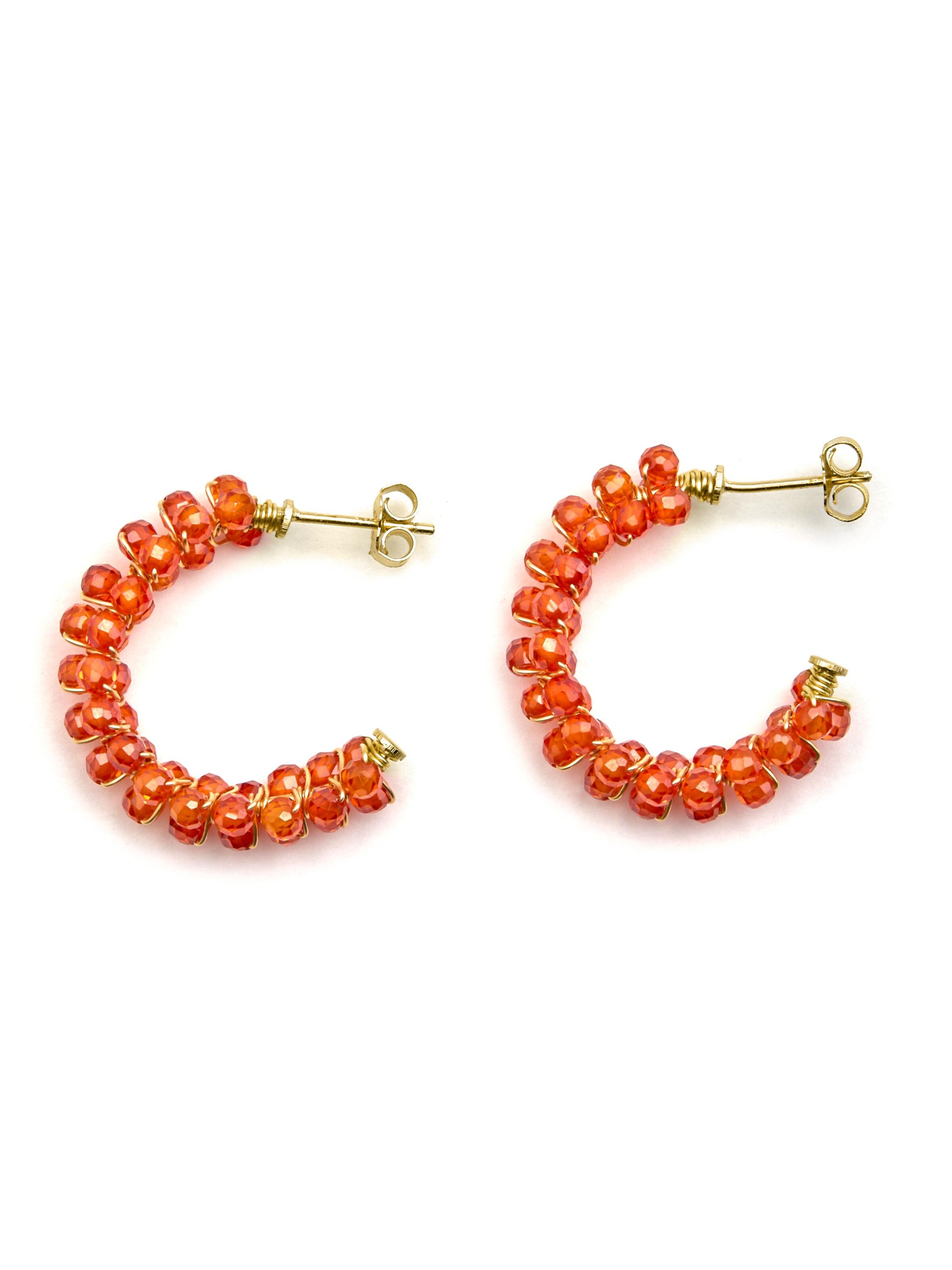 Luxenter - Pendientes 'Siran' en naranja