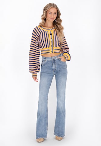 IZIA - Casaco de malha em azul