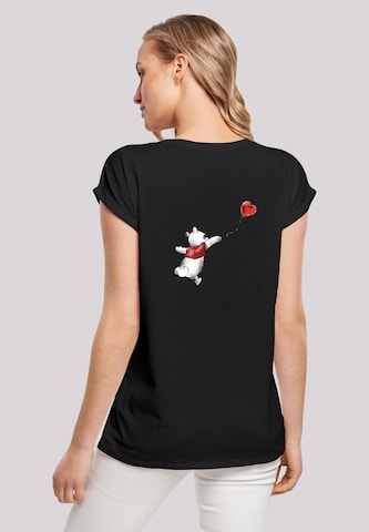 F4NT4STIC Shirt 'Disney Winnie & Balloon' in Zwart