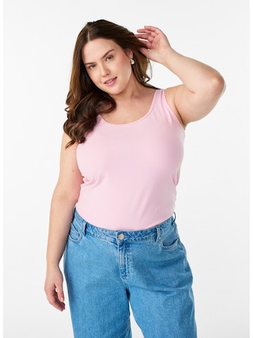 Top di Zizzi in rosa: frontale