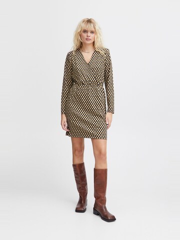 ICHI Dress ' Kate ' in Beige