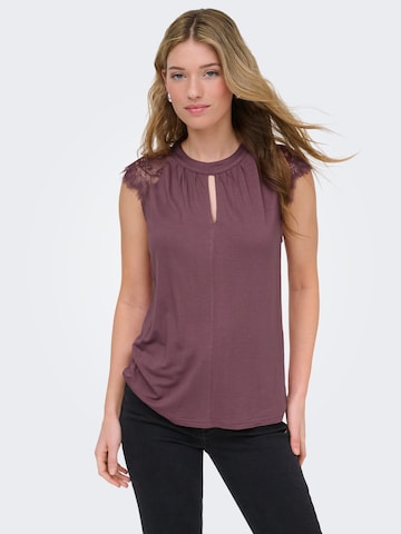 ONLY Bluza 'ONLNicola' | roza barva: sprednja stran