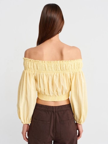 Dilvin Blouse in Yellow