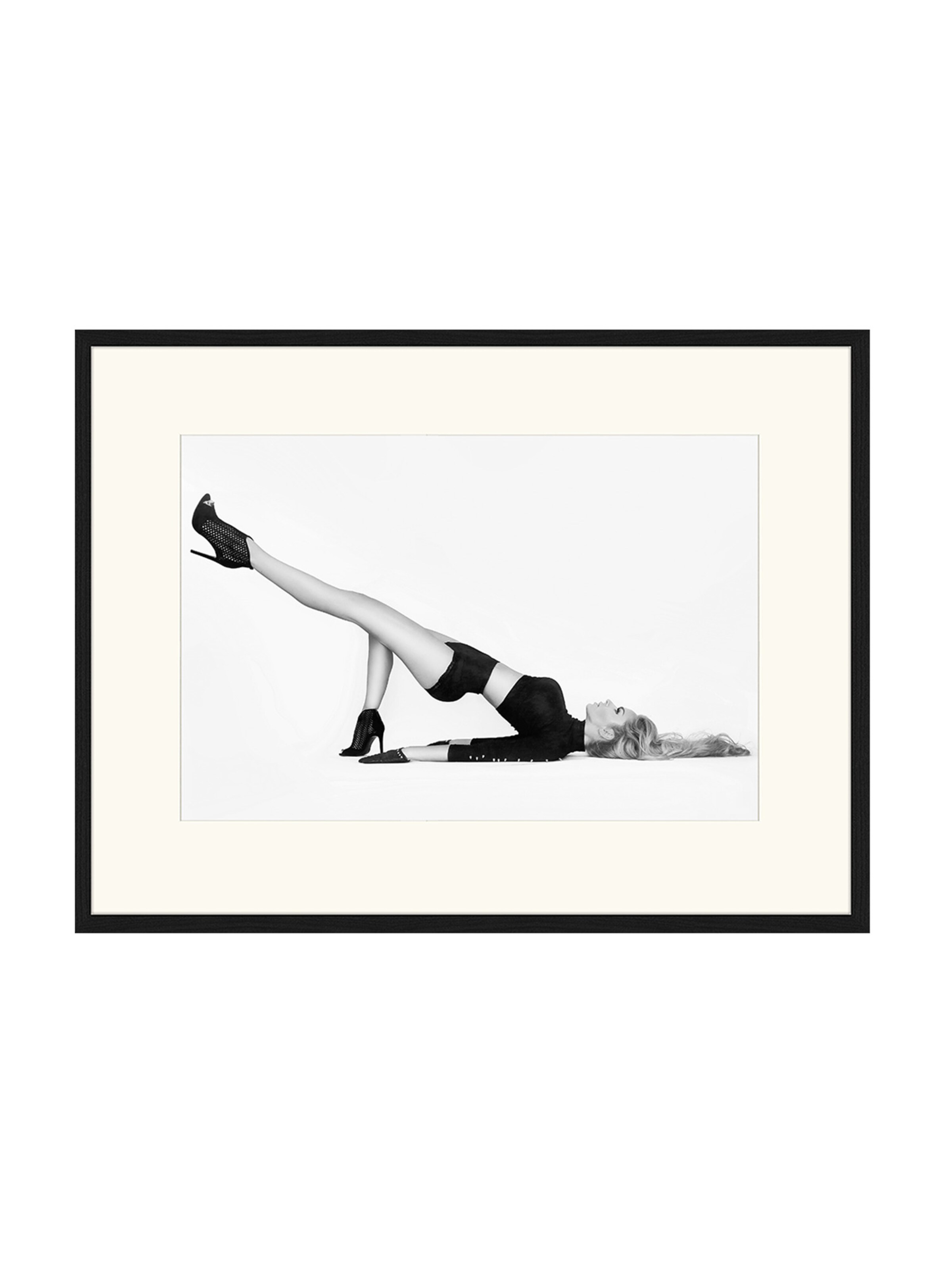 Liv Corday Image 'Stretching' in Grey: front